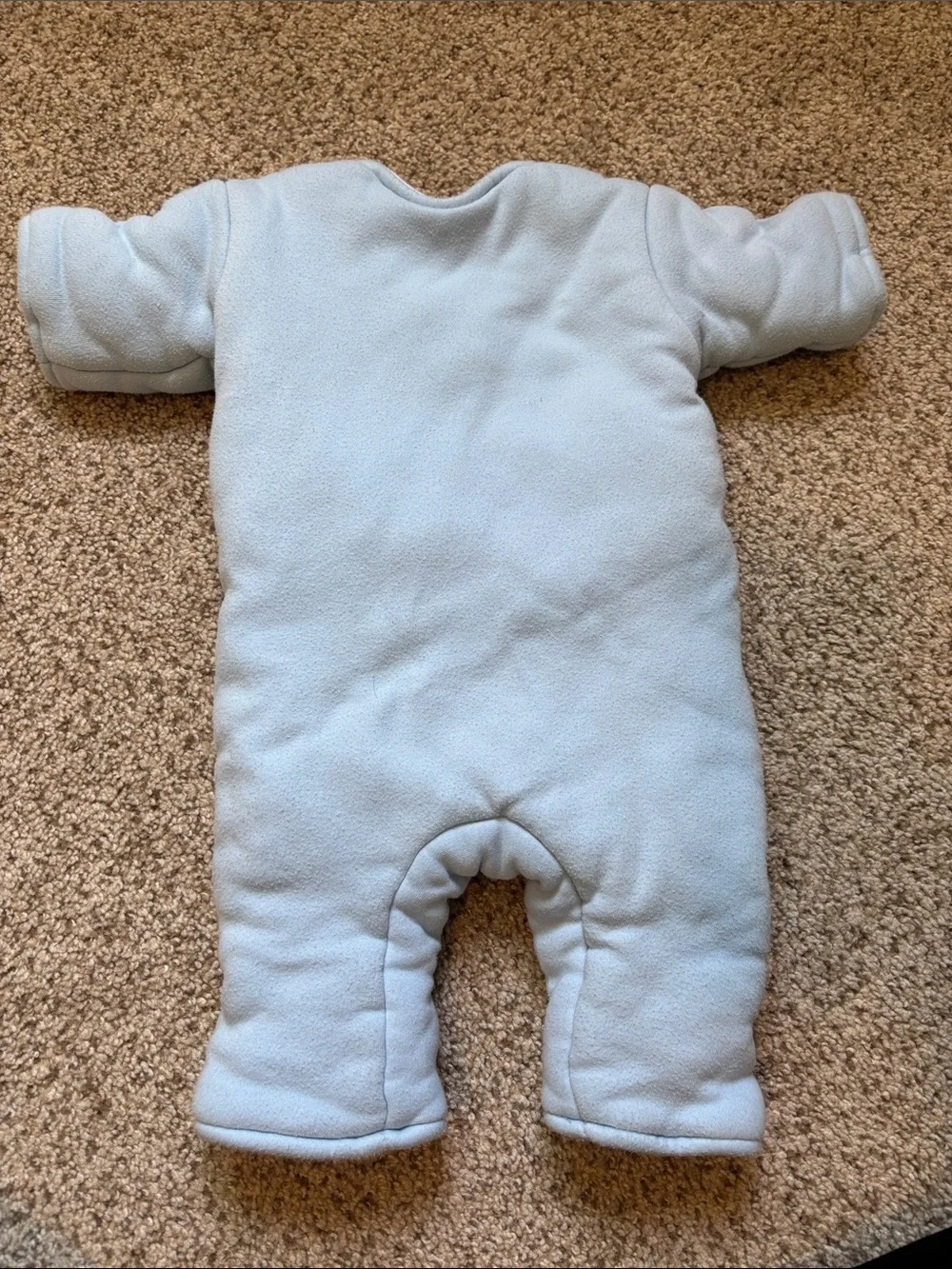 Baby Merlin’s Magic Light Blue Sleepsuit Size Small 3-6 Months 100% Cotton - Picture 6 of 6